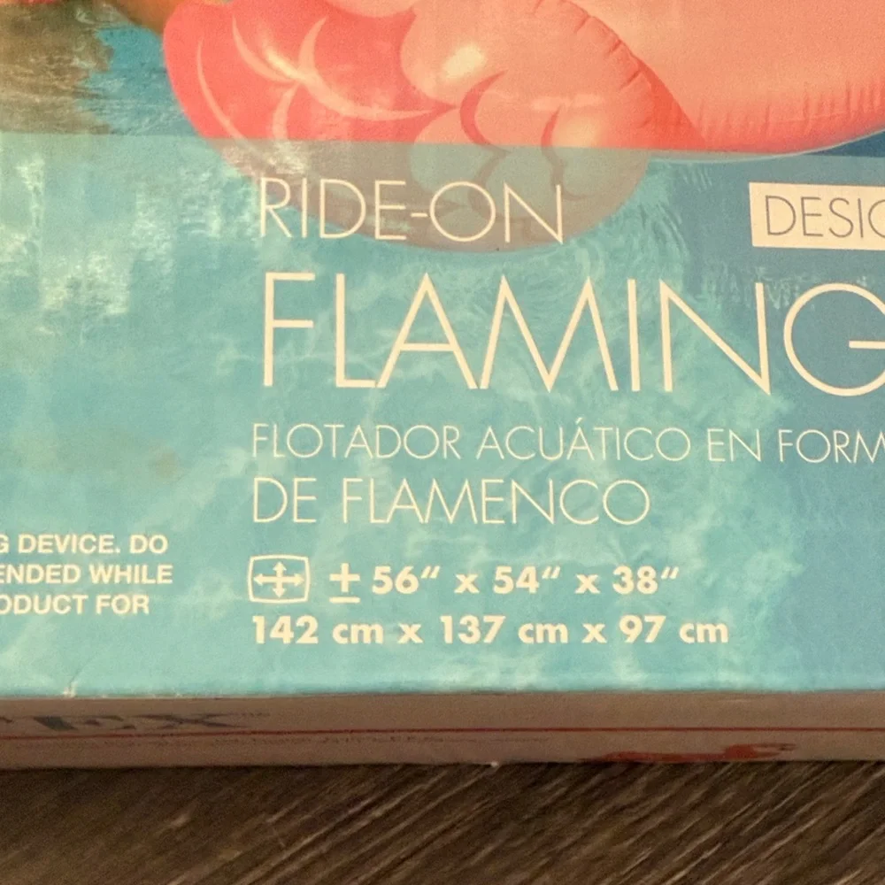 Intex Pink Flamingo Ride-On Float - Picture 3 of 9